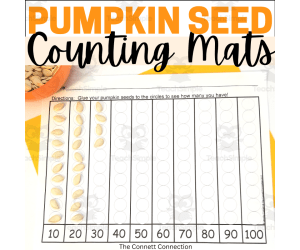 Pumpkin Seed Counting Mats - A Pumpkin Investigation Activity