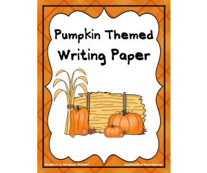 Pumpkin Themed Writing Activity