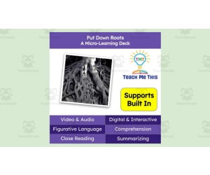 Put Down Roots | Figurative Language Activity | Micro-Learning Deck
