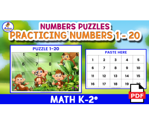 Puzzle of the Numbers from 1 to 20
