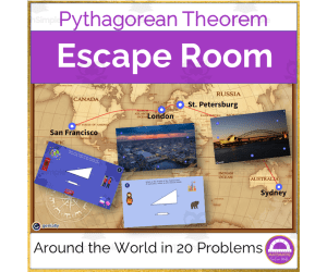 Pythagorean Theorem | Around the World in 20 Problems, Digital Escape Room