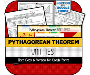 Pythagorean Theorem UNIT TEST