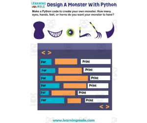 Python Monster Code Activity
