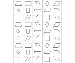 Quadrilateral Sort and Student Practice Sheets