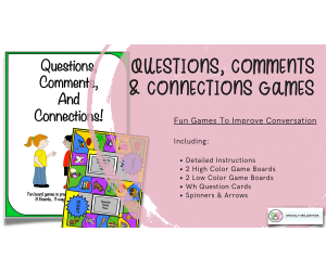 Questions Comments and Connections Games