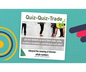 Quiz-Quiz-Trade Game: Interpret the Meaning of Whole Number Division
