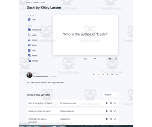 Quizlet - Dash by Kirby Larsen