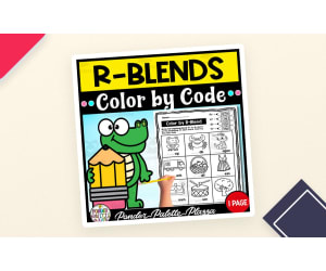 R-Blends Activity - Color by Code