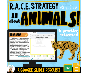 R.A.C.E. Strategy Practice: Animals