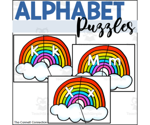 Rainbow Alphabet Puzzles