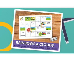 ‘Rainbows And Clouds’ Snakes And Ladders (4-7 years)