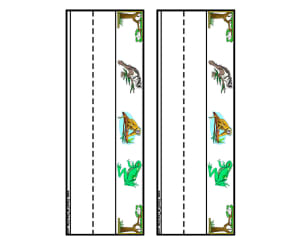 Rainforest Desk Name Tags