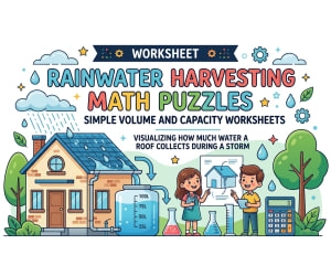 Rainwater Harvesting Math Puzzles