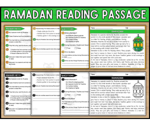 Ramadan Reading Comprehension Passage and Questions
