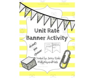 Rate and Unit Rate Banner Activity