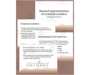 Rational approximations of irrational numbers 8.NS.A.2