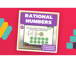 Rational Numbers Safari Escape Room – Interactive Math Adventure