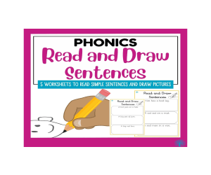 Read and Draw Sentences
