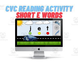 Read CVC short e words
