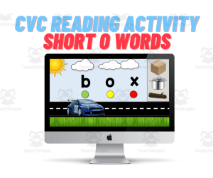 Read CVC short o words