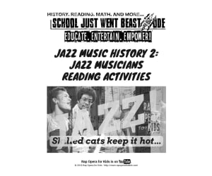Reading Comprehension Activities: Jazz Musicians | Nonfiction Passage with Questions