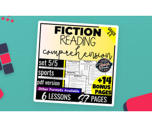 Reading Comprehension and Questions Fiction Set 5 - Sports (PDF)