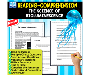 READING-COMPREHENSION MINIBOOK | The Science of Bioluminescence