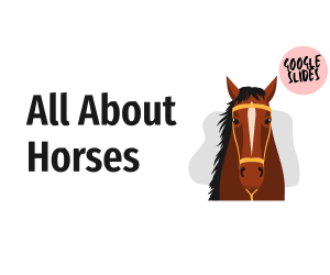 Reading Comprehension Nonfiction Set 3 Sample: All About Horses Slides