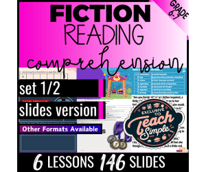 Reading Comprehension Passages Fiction Set 1 (Google Slides)