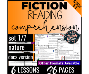 Reading Comprehension Passages Fiction Set 1 - Nature (Google Docs)