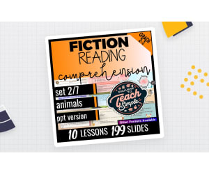 Reading Comprehension Passages Fiction Set 2 - Animals (PPT)