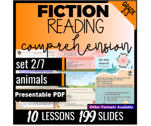 Reading Comprehension Passages Fiction Set 2 - Animals Presentable PDF