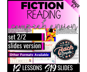 Reading Comprehension Passages Fiction Set 2 (Google Slides)