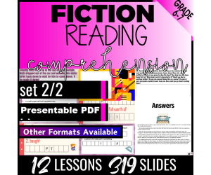 Reading Comprehension Passages Fiction Set 2 (Presentable PDF)