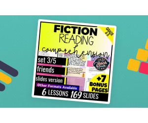 Reading Comprehension Passages Fiction Set 3 - Friends (Google Slides)