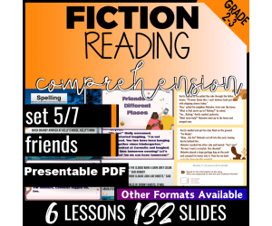 Reading Comprehension Passages Fiction Set 5 - Friends Presentable PDF