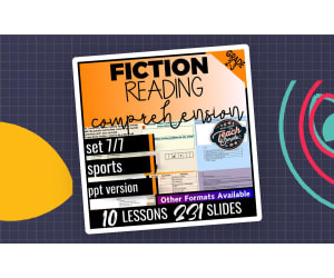 Reading Comprehension Passages Fiction Set 7 - Sports (PPT)