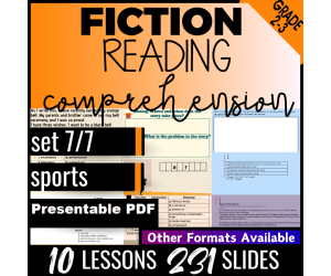 Reading Comprehension Passages Fiction Set 7 - Sports Presentable PDF