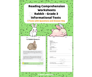 Reading Comprehension Rabbit | Grade 3 Informational Texts
