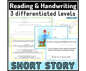 Reading Handwriting Short Story Differentiated Levels