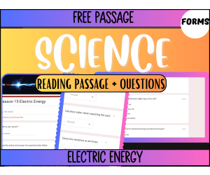 Reading Passage 15: Electric Energy Google Forms
