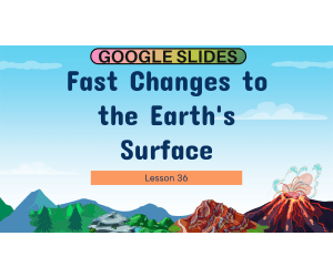 Reading Passage: Fast Changes to the Earth's Surface (Google Slides)