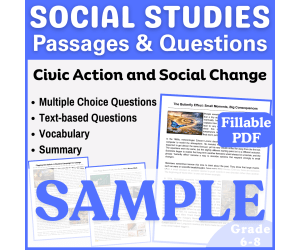 Reading Passage: The Butterfly Effect (Fillable PDF Sample)