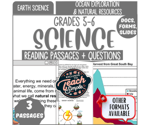 Reading Passages on Ocean Exploration and Natural Resources (Google)