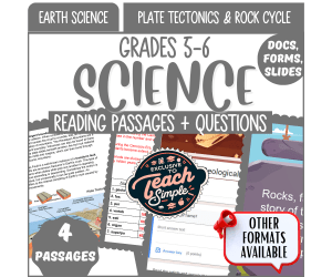Reading Passages on Plate Tectonics and Rock Cycle (Google Drive)