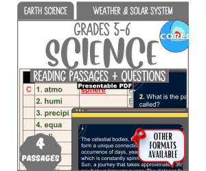 Reading Passages on Weather and Solar System Presentable PDF