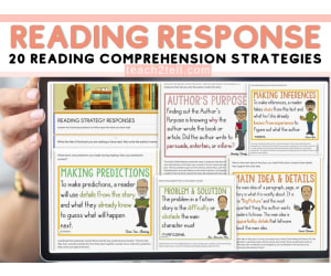 Reading Response Activities for Fiction Books | Digital Google Forms