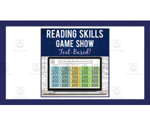 Reading Skills Game Show