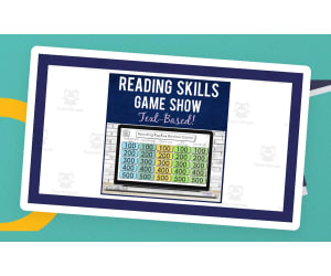 Reading Skills Game Show