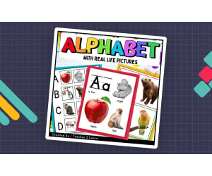 Real-World Alphabet Learning Bundle – Posters, Cards, and Quizzes